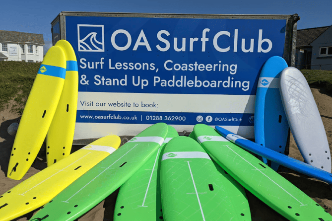 The trailer and surfboards which have been reported stolen from Bude