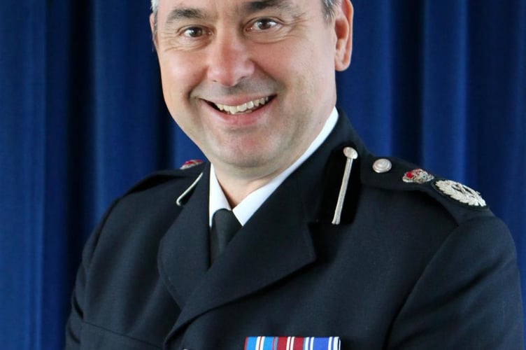 Chief Constable James Vaughan, who has taken over the running of Devon & Cornwall Police