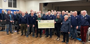 Choir make generous donation to children's hospice