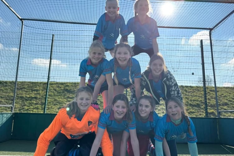 Bude Under 12s girls tournament.