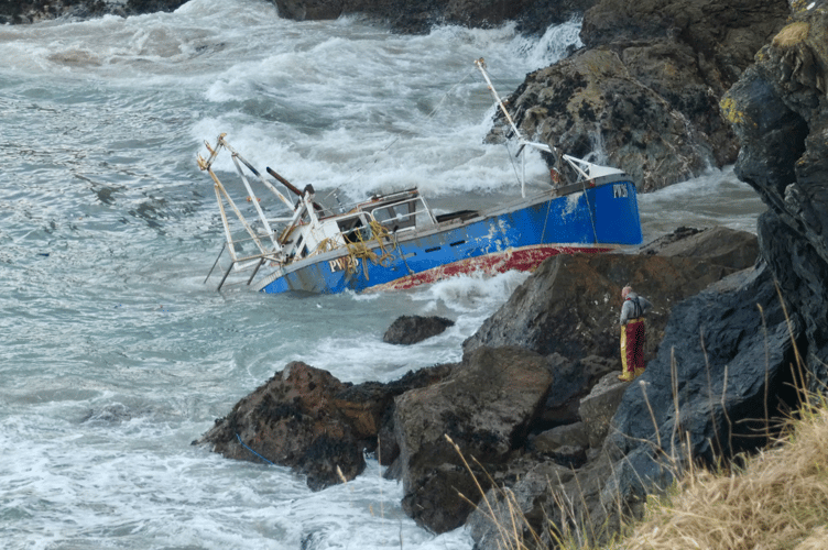 Rescue near Rumps, Polzeath